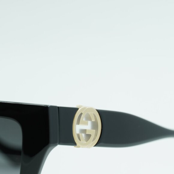 Gucci GG1023S 008 Cat Eye Sunglasses - Black\Grey Gradient - Picture 6 of 11